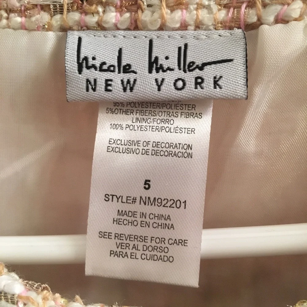Nicole Miller toddler’s tweed jacket